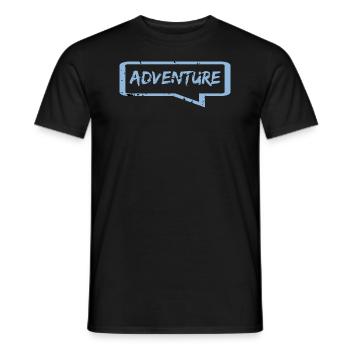 Adventure, Outdoor, Survival - Männer T-Shirt - Schwarz - Vorne - AI Model Male 178 light (178cm)