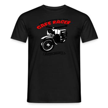 Mofa Moped Mokick Motorrad Vintage - Männer T-Shirt - Schwarz - Vorne - AI Model Male 178 light (178cm)