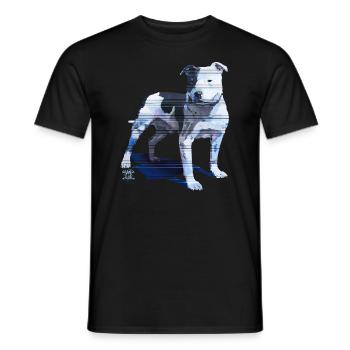 Riesleman - Männer T-Shirt - Schwarz - Vorne - AI Model Male 178 light (178cm)