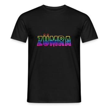Zümra RS Arc-en-ciel - T-shirt homme - noir - Devant - AI Model Male 178 light (178cm)