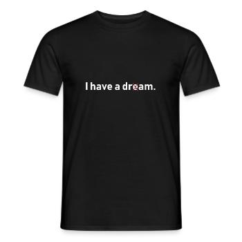 J'ai un whisky de rêve Martin Luther King - T-shirt homme - noir - Devant - AI Model Male 178 light (178cm)