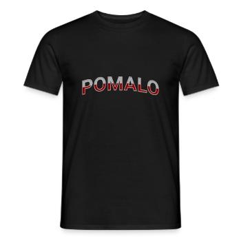 POMALO - Männer T-Shirt - Schwarz - Vorne - AI Model Male 178 light (178cm)