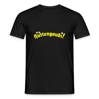 Cabane amusante Edelweiss - T-shirt homme - noir - Devant - AI Model Male 178 light (178cm)