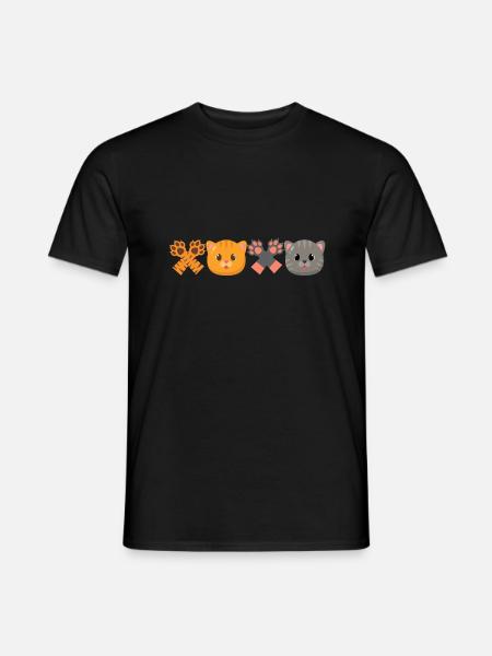 XOXO Cat - Men's T-Shirt - black