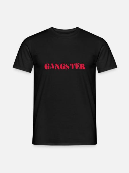 gangsters - T-shirt homme - noir
