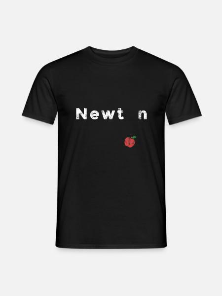 Isaac Newton - Men's T-Shirt - black
