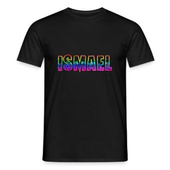 Ismael RS Rainbow - Men's T-Shirt - black - Front - AI Model Male 178 light (178cm)