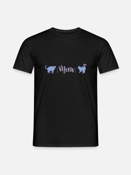 Love my cat - Men's T-Shirt - black