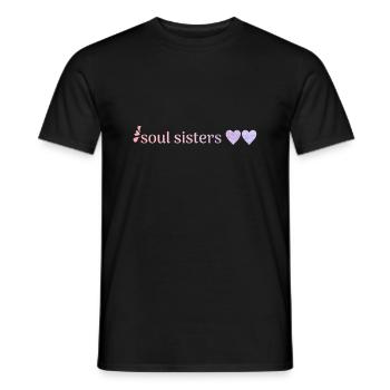freunde - Männer T-Shirt - Schwarz - Vorne - AI Model Male 178 light (178cm)