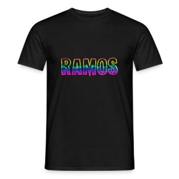 Ramos RS Arc-en-ciel - T-shirt homme - noir - Devant - AI Model Male 178 light (178cm)