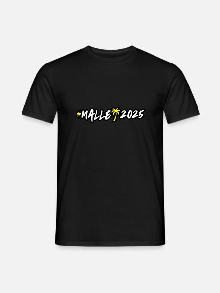 Malle 2025 Palm Tree - Men's T-Shirt - black