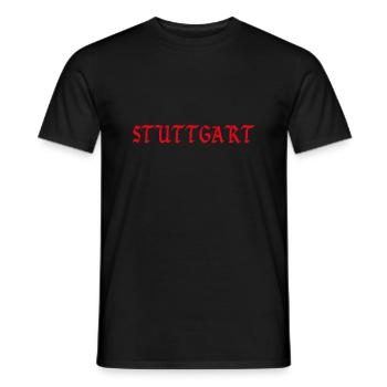 Stuttgart Old German - Men's T-Shirt - black - Front - AI Model Male 178 light (178cm)