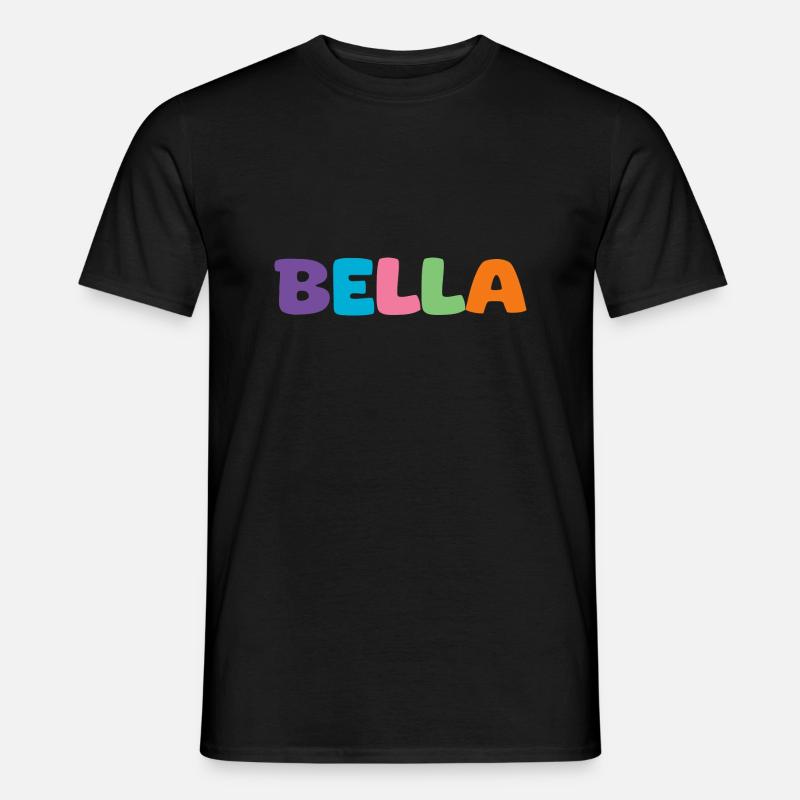 Name - Bella - Männer T-Shirt - Schwarz
