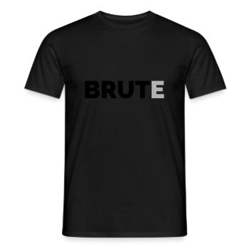 BRUTe - T-shirt homme - noir - Devant - AI Model Male 178 light (178cm)