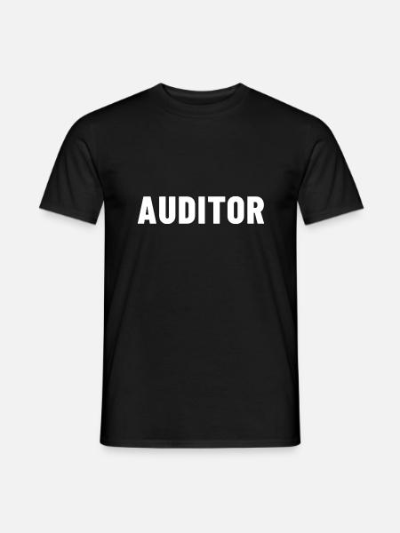 Auditor - Männer T-Shirt - Schwarz