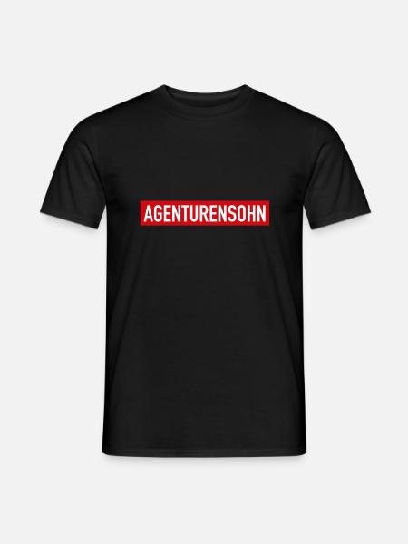 Agenturensohn - Männer T-Shirt - Schwarz