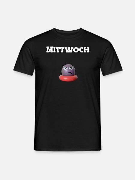 Mittwoch - Männer T-Shirt - Schwarz