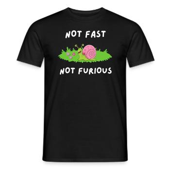 Nicht schnell nicht Wütend - Männer T-Shirt - Schwarz - Vorne - AI Model Male 178 light (178cm)