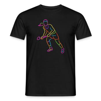 Feldhockey bunt Hockeyspielerin Frauen Hockey - Männer T-Shirt - Schwarz - Vorne - AI Model Male 178 light (178cm)