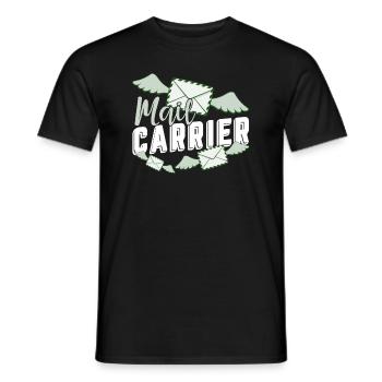 Proud To Be A Mail Carrier - Men's T-Shirt - black - Front - AI Model Male 178 light (178cm)