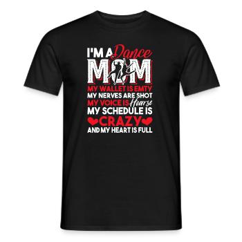 Dancer I'm A Dance Mom - Men's T-Shirt - black - Front - AI Model Male 178 light (178cm)
