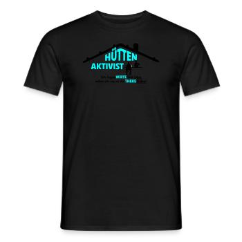 Hüttenaktivist - Wirte Theke - Männer T-Shirt - Schwarz - Vorne - AI Model Male 178 light (178cm)