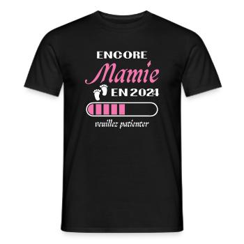 Granny Girl Again 2024 Future Grandma Gift - Men's T-Shirt - black - Front - AI Model Male 178 light (178cm)