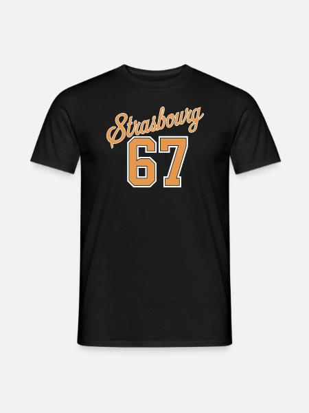 Strasbourg 67 - T-shirt homme - noir