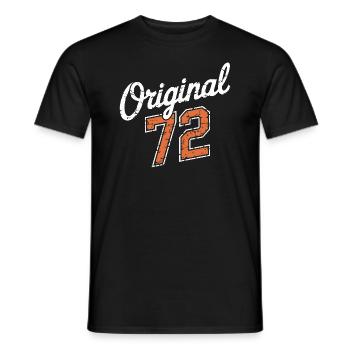 Original 72 - 53 ans Anniversaire - T-shirt homme - noir - Devant - AI Model Male 178 light (178cm)
