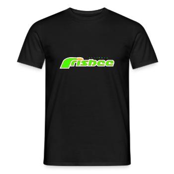 Ultimate Frisbee Green - Men's T-Shirt - black - Front - AI Model Male 178 light (178cm)