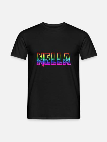 nella rs rainbow - Men's T-Shirt - black