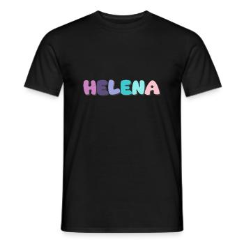 Name - Helena - Men's T-Shirt - black - Front - AI Model Male 178 light (178cm)
