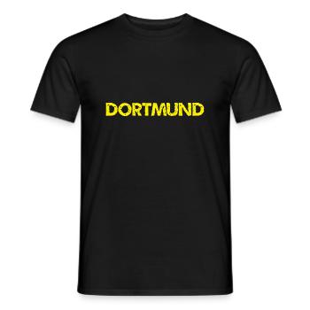 Dortmund Slogan - Ruhrpott - Deutschland - Männer T-Shirt - Schwarz - Vorne - AI Model Male 178 light (178cm)