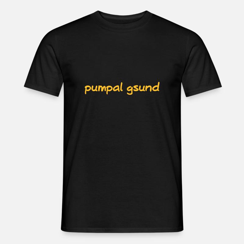 pumpal gsund - Männer T-Shirt - Schwarz