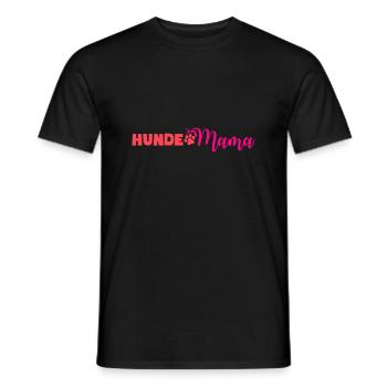 hunde mama - Männer T-Shirt - Schwarz - Vorne - AI Model Male 178 light (178cm)