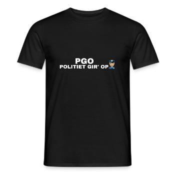 MARCHANDISE PGO - T-shirt homme - noir - Devant - AI Model Male 178 light (178cm)