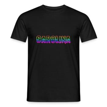 carolina rs arc-en-ciel - T-shirt homme - noir - Devant - AI Model Male 178 light (178cm)