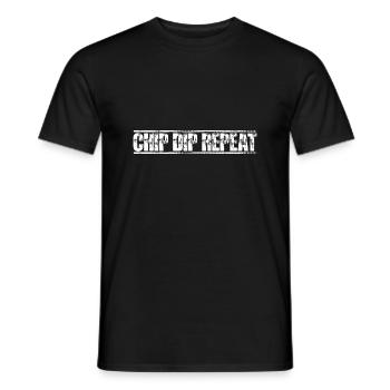 Chip Dip Repeat 14 - T-shirt homme - noir - Devant - AI Model Male 178 light (178cm)
