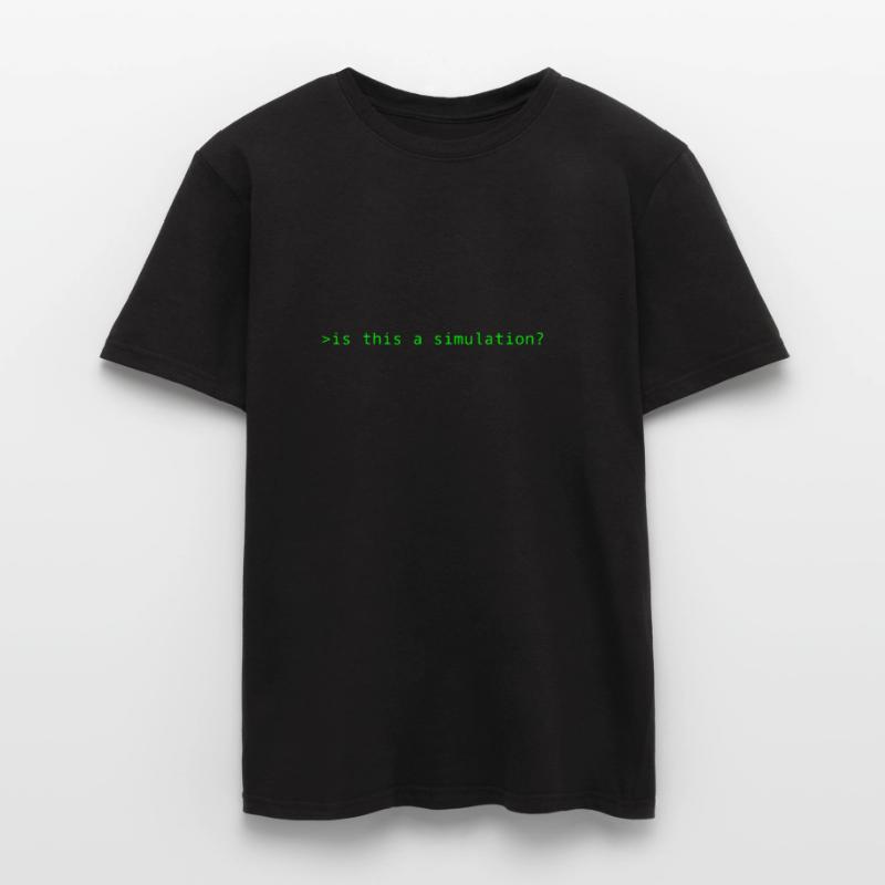 Simulation Programmation Informatique Dire Cadeau T-shirt homme