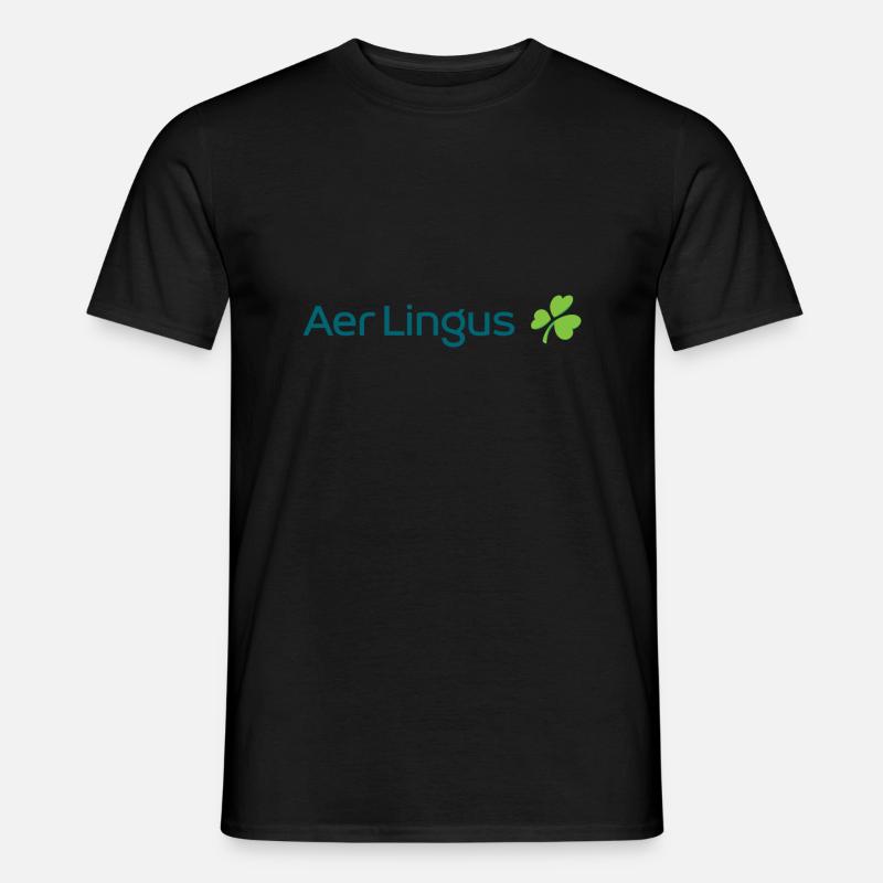 Aer Lingus - Männer T-Shirt - Schwarz