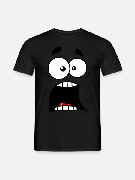 Shocked - Men's T-Shirt - black