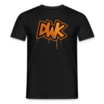 Die Wilden Kerle Tropfen DWK - Männer T-Shirt - Schwarz - Vorne - AI Model Male 178 light (178cm)
