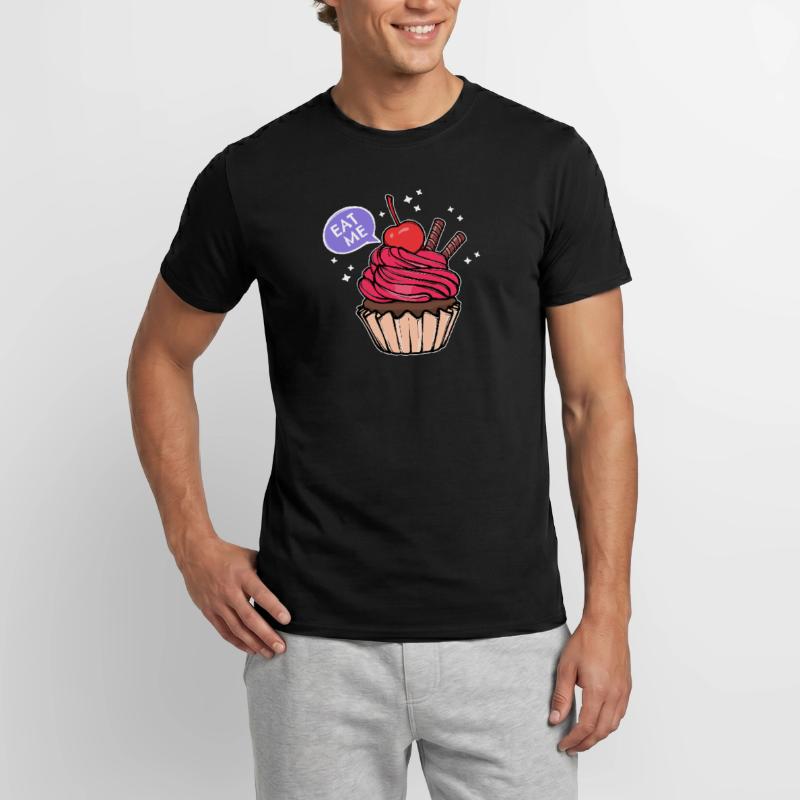 Sweets Statement Cupcake Cuisson Snacking T-shirt homme