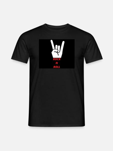 ROCK N ROLL - Männer T-Shirt - Schwarz