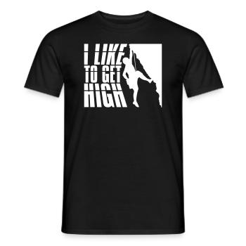 aiment se défoncer - T-shirt homme - noir - Devant - AI Model Male 178 light (178cm)