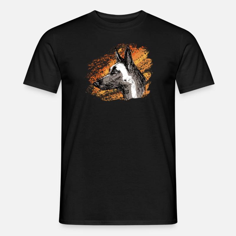 Feuer Malinois - Männer T-Shirt - Schwarz