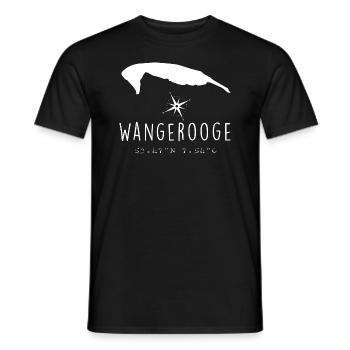 Wangerooge Herzschlag Nordsee Geschenk - Männer T-Shirt - Schwarz - Vorne - AI Model Male 178 light (178cm)