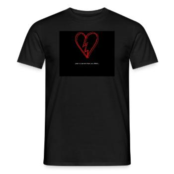 Pain - Männer T-Shirt - Schwarz - Vorne - AI Model Male 178 light (178cm)
