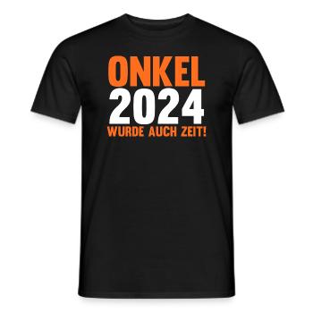 Werdender Onkel 2039 - Männer T-Shirt - Schwarz - Vorne - AI Model Male 178 light (178cm)