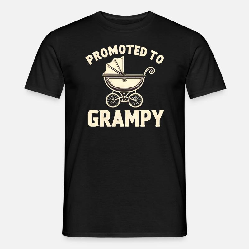 Zum Grampy A Grandpas Pride befördert - Männer T-Shirt - Schwarz